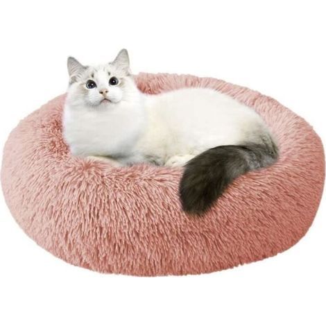 Bardusch - Chien Chat Lit Panier de Chat Rond en Peluche Extra-Doux Confortable et Mignon pour Animal Domestique Nest Deep Sleep Pet (1/4)