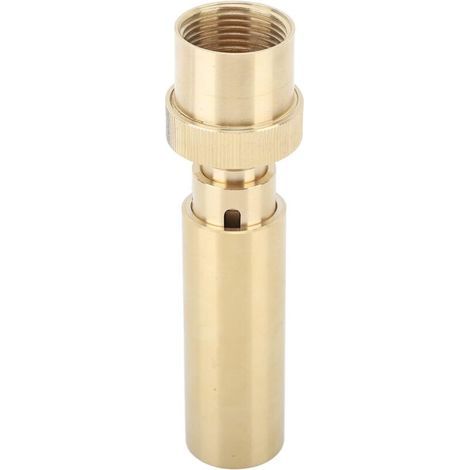 Buse de fontaine de jardin avec raccord fileté intérieur 1 pouce – Débit puissant stable, pour bassins décoratifs, jets d'eau, laiton chromé, réglable, résistant corrosion (1/4)