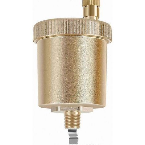 Purgeur d'air automatique en laiton, kit de ventilation compacte 1/8 pouce, purge de pression pour radiateur et canalisation (1/5)