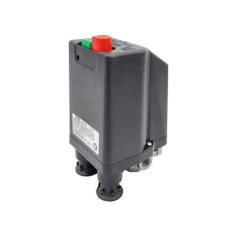 Pressostat 4 voies 3/8'' 12 bar avec disjoncteur thermique 10-16A. (1/3)