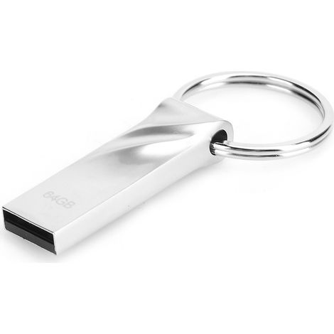 Clé USB de stockage en alliage de zinc 64 Go pour ordinateur portable Vista / OS X / Linux