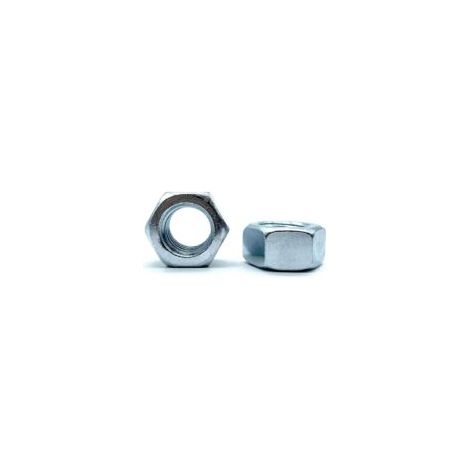 Sechskantmutter M6 (5 mm x 10 mm), verzinkter Stahl, DIN 934, für Schrauben und Muttern, Verbindungselemente, Justierung und Befestigung, für den Innen- und Außenbereich - Crezuo