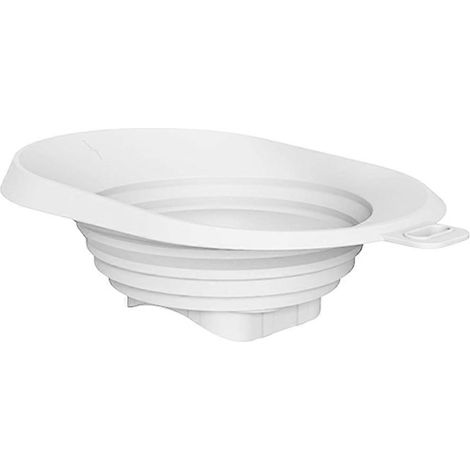 Entonnoir anti-fuite en silicone pour machines à granita Ninja (modèles compatibles : blenders, mixeurs, blenders à smoothies, blanc) (1/5)