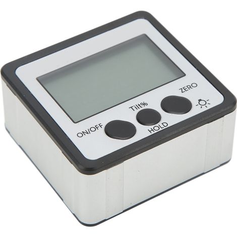 Digitale Winkelwaage mit Hintergrundbeleuchtung, magnetisch, 4x90°, IP54 wasserdichter elektronischer Winkelmesser, Präzisionsneigungsmesser zur Winkelmessung. (1/5)