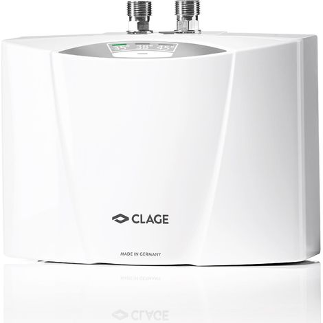 Clage – Chauffe-eau instantané 4.4 kW 230V pour lavabo – Système de chauffe à fil nu – Panneau de commande LED – 150015304 (1/8)