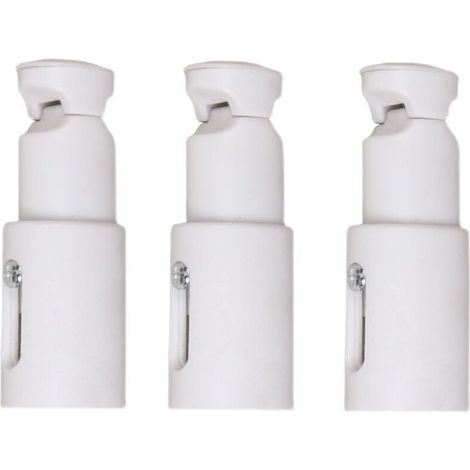 3 Pièces Supports de Fixation pour Radiateur Sèche-Serviettes – Convient aux Modèles Droits et Courbés pour Salle de Bains (1/4)
