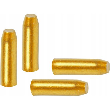 Tappo terminale per cavo deragliatore Alligator LY-IPA01-GD color oro x4 (1/2)