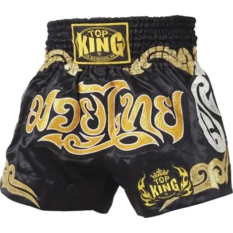 Pantalones cortos de boxeo Muay Thai Top King talla L