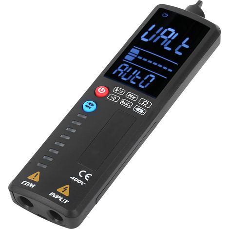 Digitales LCD-Multimeter mit zwei Betriebsmodi: Spannungsdetektor, Widerstands- und Frequenztester (1/5)
