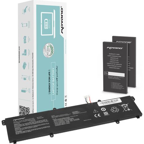 Batterie B31N1911 pour Asus VivoBook Flip 14 – Li-Ion 11.1V – Longue durée de vie jusqu'à 500 cycles – Système de gestion BMS