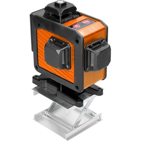 Niveau laser vert d'extérieur, niveau de construction multifonction 16 lignes, nivellement à 3 degrés, 2 batteries, nivellement automatique, support pivotant, trépied de 1,5 m (1/5)