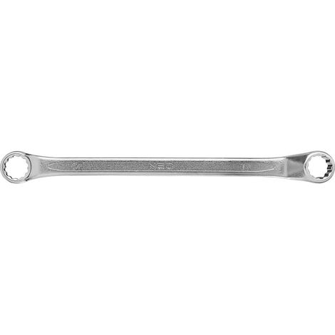 Llave de anillo acodada de 16 x 17 mm
