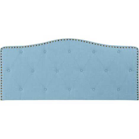 Polyester Kopfteil 146x6x68 Polyester in Hévéa Material Mehrfarbige Farbfamilie Nachttische, Bettköpfe und Nockendetails (1/3)