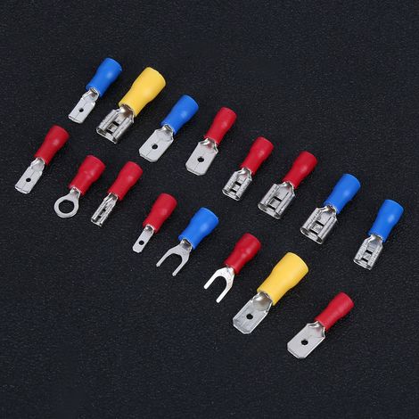 280-teiliges isoliertes Flachsteckverbinder-Set für elektrische Bauteile (1/5)