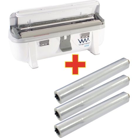 Distributeur 3000 et 3 x 300m de film alimentaire - WRAPMASTER (1/5)