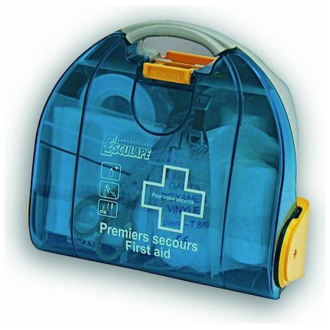 Trousse de secours ASEP OPTIMA pour 4 personnes - LABORATOIRES ESCULAPE (1/3)