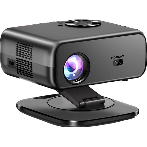 Proyector, compatible con 4K, diseño giratorio de 360°, enchufe europeo. (1/5)