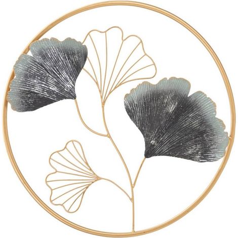 Pannello decorativo anello color oro in ferro per decorazioni ambienti (1/5)