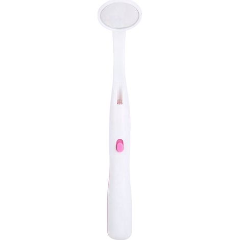 Lot de 2 miroirs dentaires professionnels LED rouge pour examen buccal, outil de soin dentaire (1/5)