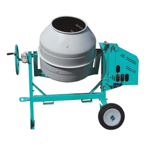 Imer – Bétonnière 350 litres – Moteur Subaru Robin SP 170 5.7Cv – Cuve en acier démontable – Réducteur surdémultiplié (1/3)