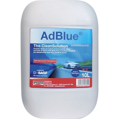 Arexons Adblue Additivo 10 Lt Per Auto Diesel Cod 4302