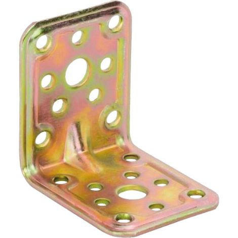 Piastra Di Giunzione Pesante Ad Angolo Larghezza Mm.50 Art.771 - mm.40x40x50 - spessore mm.2,2 - 50 pz
