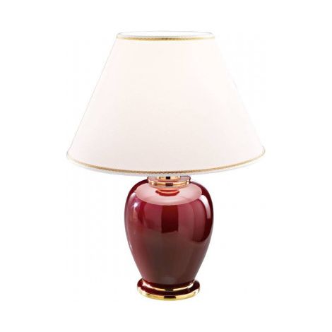 Kolarz GIARDINO - Lampe de table Lifestyle Fabric Tapered Shade Or poli, 1x E27 (1/4)