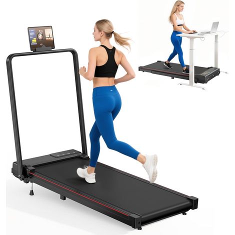 SOGES Tapis de course pliable Soges – Moteur 0,65 CV, vitesse 1-8 km/h, charge maximale 100 kg, sport, compact et application mobile (1/5)