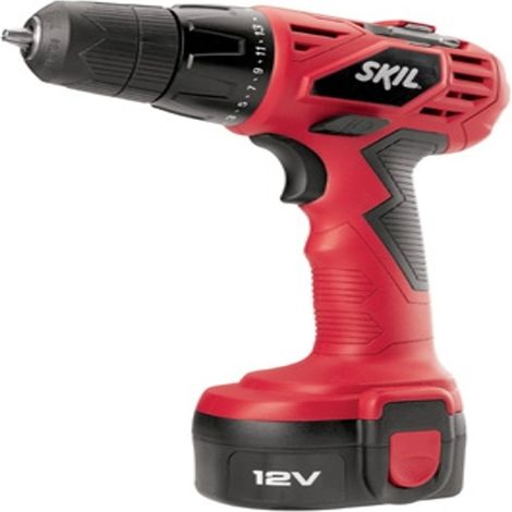 TrAdE Shop Traesio - Trapano Elettrico A Batteria 12v 10mm Cordless Senza Fili Mandarino Autoserrante -