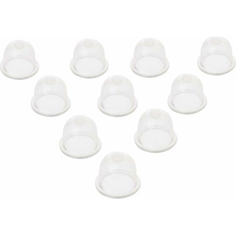 10 Stück Vergaserteile Kraftstoff-Primer-Birne-Pumpenkappe für Kettensägen-Lüfter-Trimmer