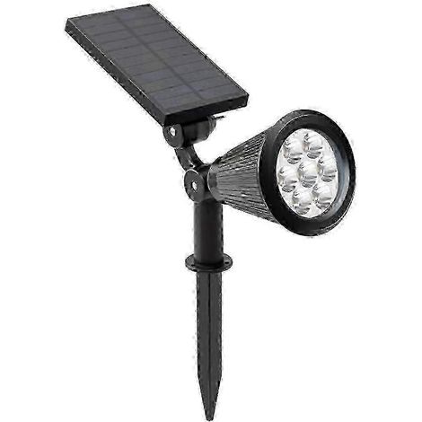 Projecteur solaire à 7 LED pour jardin extérieur, étanche IP65, luminosité réglable, décoration murale (1/5)
