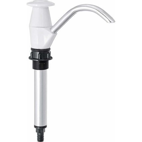 Pompe à eau Potable, Pompe à eau Manuelle, Eau de Presse Manuelle, Eau de Lavabo de Caravane Eau Pompe à main Remorque de Camping Double Action, Outil de Pompage de Rechange pour Camping(Blanc) (1/5)