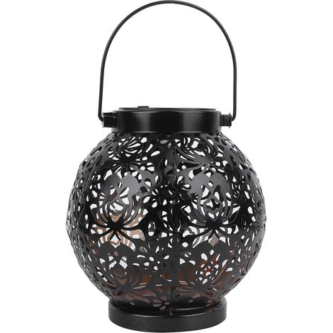 Jardin extérieur paysager lampe suspendue LED solaire étanche creuse décoration lumineuse (1/5)