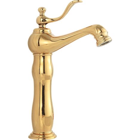 Mexen Vela robinet de lavabo haut, Or - 744510-50 (1/2)