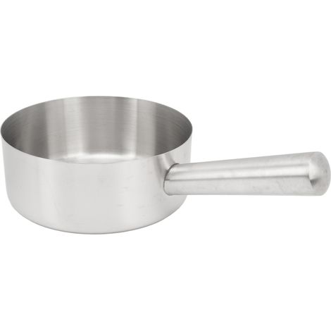 Louche en acier inoxydable, cuillère à long manche, 20,6 cm de diamètre, pour laver les légumes en cuisine (1/5)