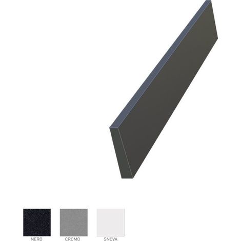 Cuisibane – Retour de crédence droite Planiquartz – Quartz et résine – H 10 cm x P 58 cm – Résistance chaleur jusqu'à 140° – Installation rapide (1/2)