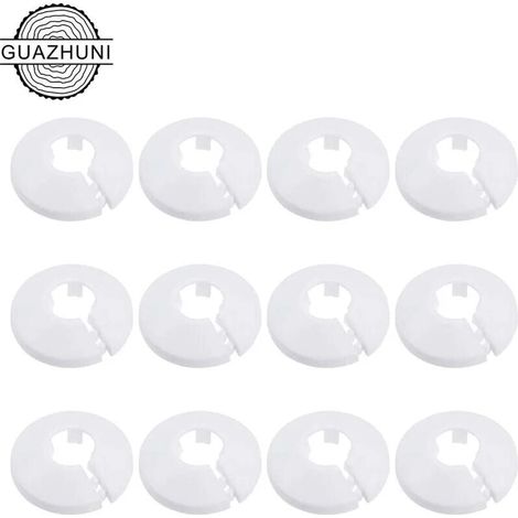 Gaine De Tube - 12 Pièces - Diamètre Intérieur 16 Mm - Pour Tubes De 15 Mm - Blanc - Pour Canalisations D’eau Et De Chauffage (1/5)
