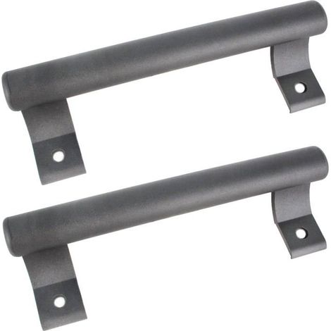 Poignée de porte coulissante ovale ergonomique en aluminium de 20 cm pour portes vitrées, balcon, salle de bain (1/5)