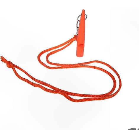 Orangefarbene Hundepfeife mit Halsband, Trainingszubehör für Welpen und Haustiere (1/5)