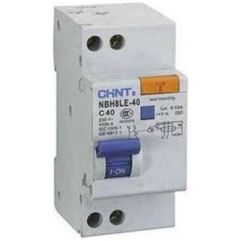 Disyuntor chint 1p+n 25a 6ka aub1l 203297