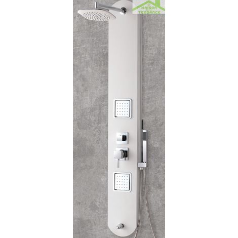 Colonne de douche hydromassante IOS en ABS 150x20x7 cm (1/4)