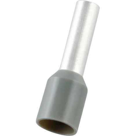 Embout de câblage RS PRO, 4mm², Gris, longueur 10mm