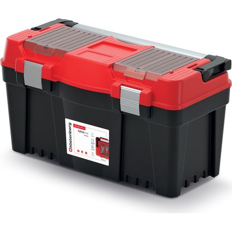 Caja de herramientas Kistenberg APTOP PLUS 25"  Almacenamiento seguro  Organizador extraíble  Mango y cierres de aluminio  Material reciclado 100% reciclable (1/5)