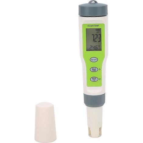 OW9902 pH-Teststift Multifunktions-Säuremessgerät mit Temperatur-Hintergrundbeleuchtung EC-Messgerät für Industrie und Gewerbe (1/4)