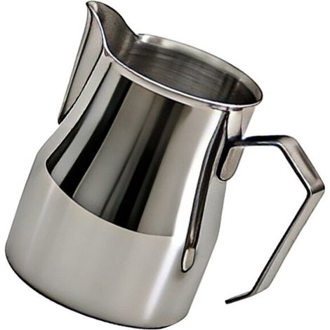 Brocca per schiumare il latte in acciaio inox con manico - 750 ml (1/2)