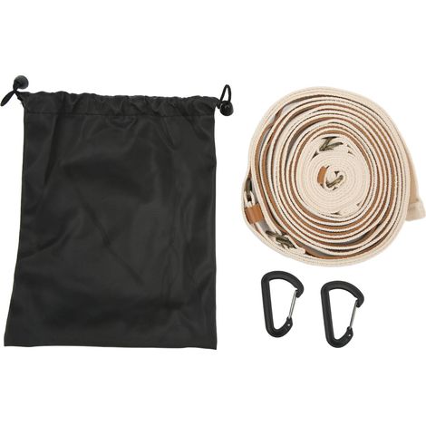 Corde à linge multifonction antidérapante 16,4 pi pour camping, pique-nique, rangement extérieur, sangle résistante pour tente (1/5)