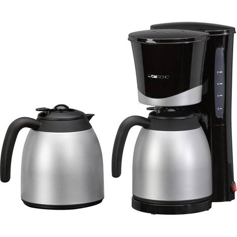 [NEUWERTIG] B-Ware Clatronic Kaffeemaschine Filterkaffeemaschine Isolierkanne 870W schwarz 10Tassen (1/2)