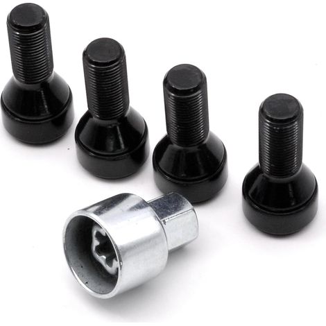 M14x1.25 Ecrous antivol Goujons de roue Boulons de roue Verrous Pour 1 2 3 5 7 Series X1 X2 X3 X4 X5 X6 i3 i8 ix3 i4 36136792851 (1/5)