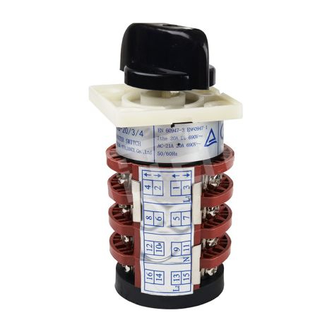 Majade HZ8B-20/3/4 Schalter Spannungswahlschalter 230/400V 2 Stufen