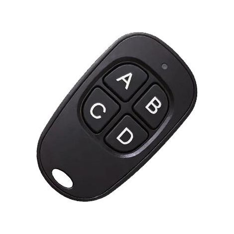 Universelle 433-MHz-Klonfernbedienung für ABCD-Modelle (Schwarz) (1/4)